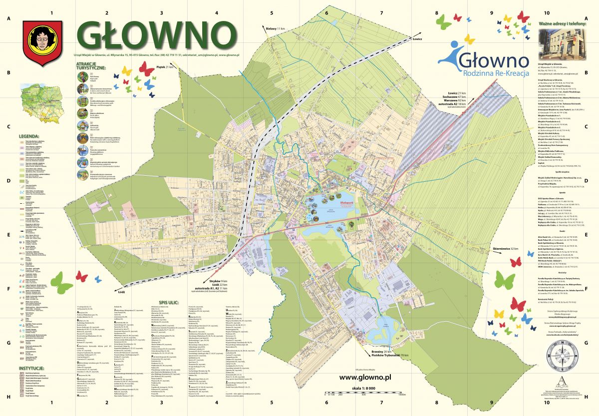 Plan Miasta Głowna