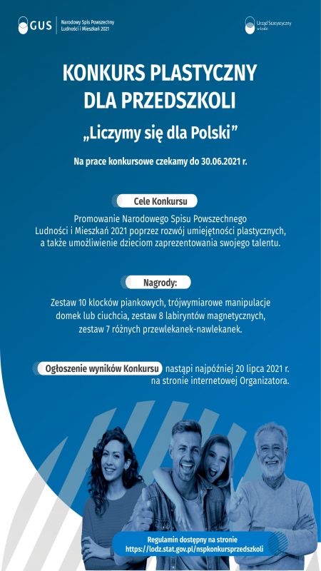plakat informujący o konkursie plastycznym