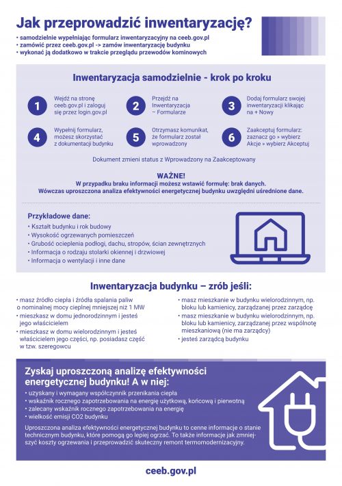 Ulotka o inwentaryzacji