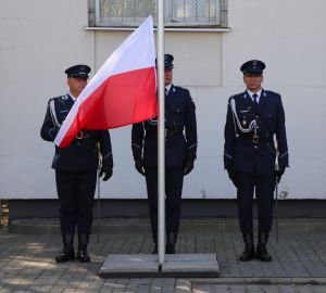 Odsłonięcie tablicy ku czci poległych policjantów