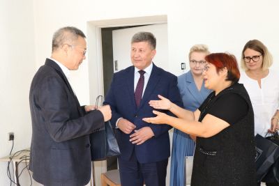 Chińska delegacja z wizytą w Głownie