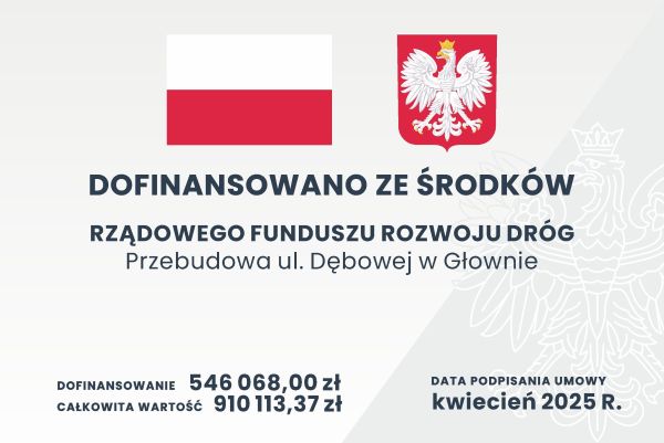 tablica informacyjna ul. Dębowa