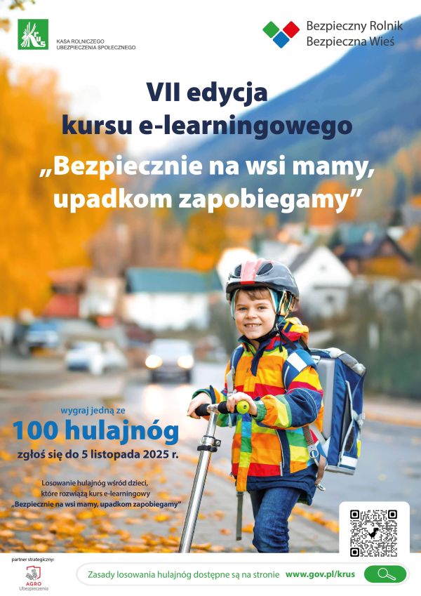 Plakat informacyjny - kurs e-learning