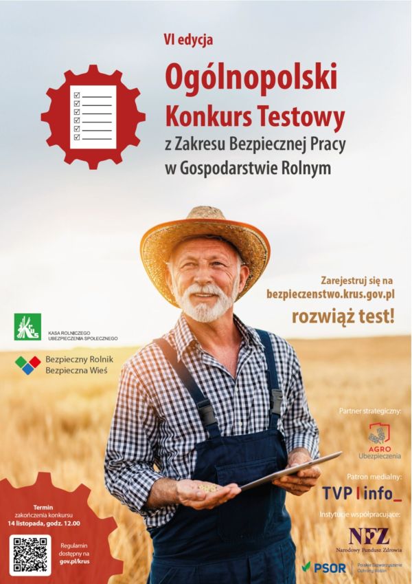 Plakat informacyjny - konkurs testowy