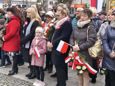 Uroczystości miejsko-powiatowe z okazji 107. rocznicy odzyskania przez Polskę Niepodległości