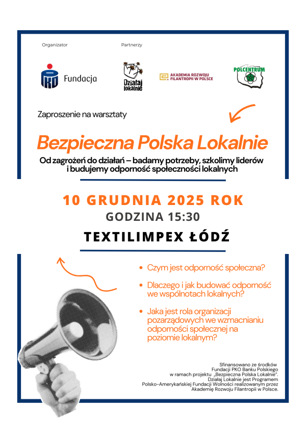 Plakat - Bezpieczna Polska Lokalnie