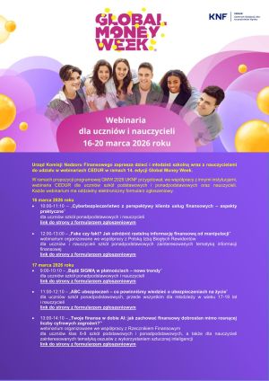 plakat informacyjny Global Money Week