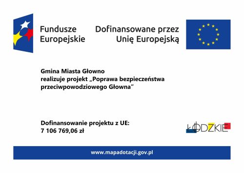plakat informacyjny o projekcie