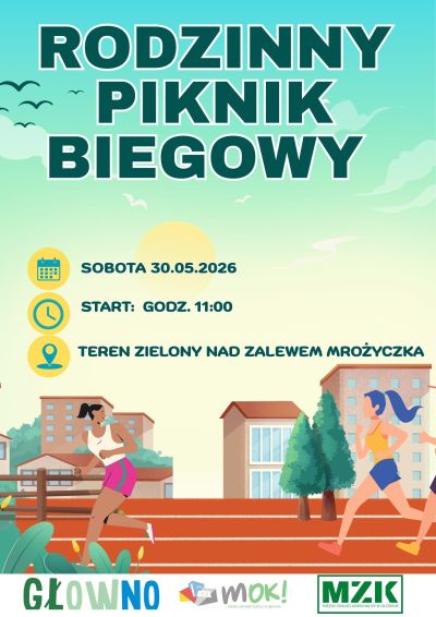 Plakat XIII Rodzinny Piknik Biegowy