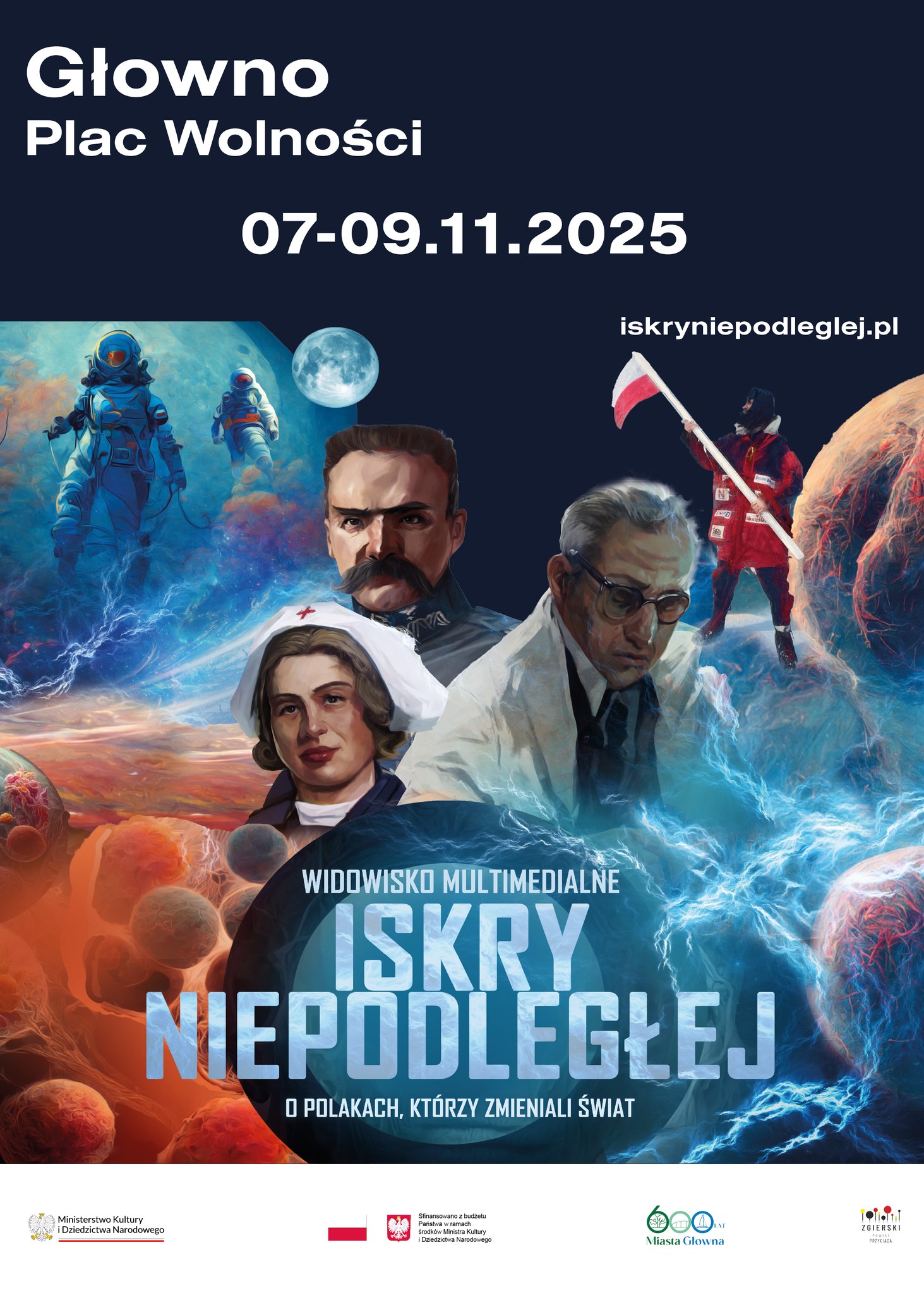 Widowisko multimedialne Iskry Niepodległej 07-09.11.2025 r.