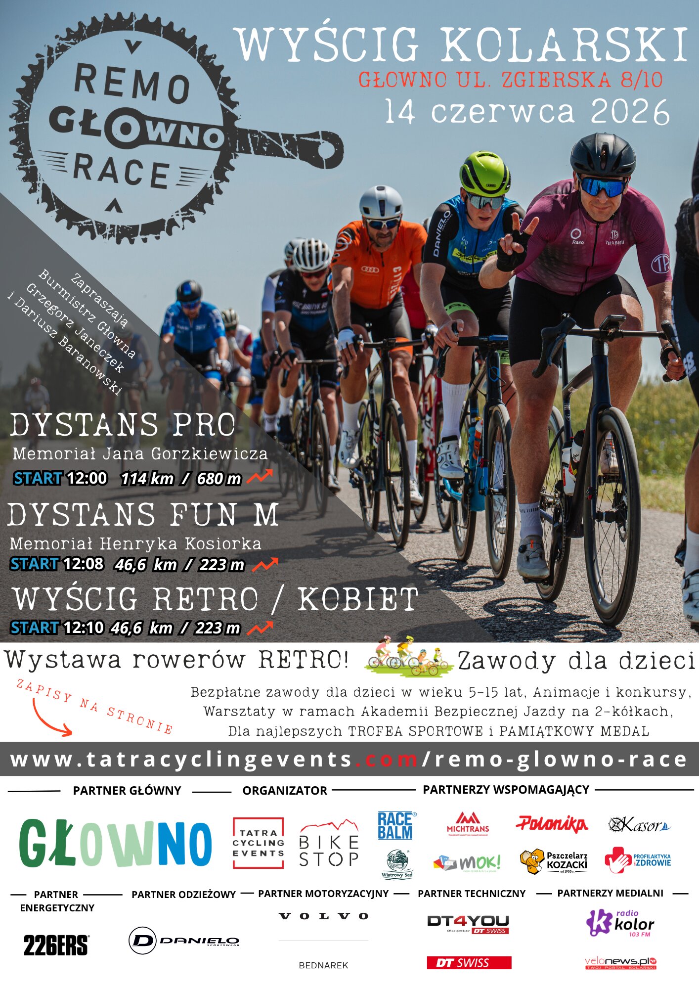 Plakat Remo Głowno Race 2026