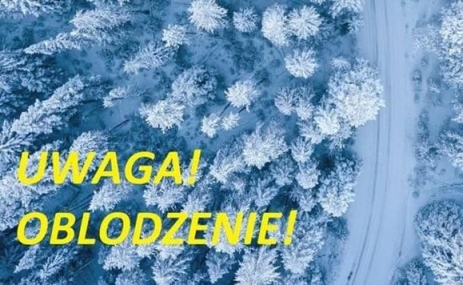 Ostrzeżenie meteorologiczne - oblodzenie!