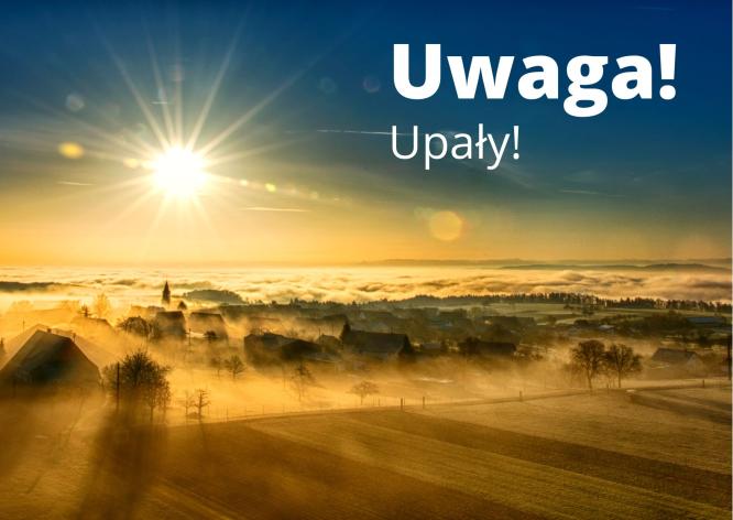 Ostrzeżenie meteorologiczne - upał